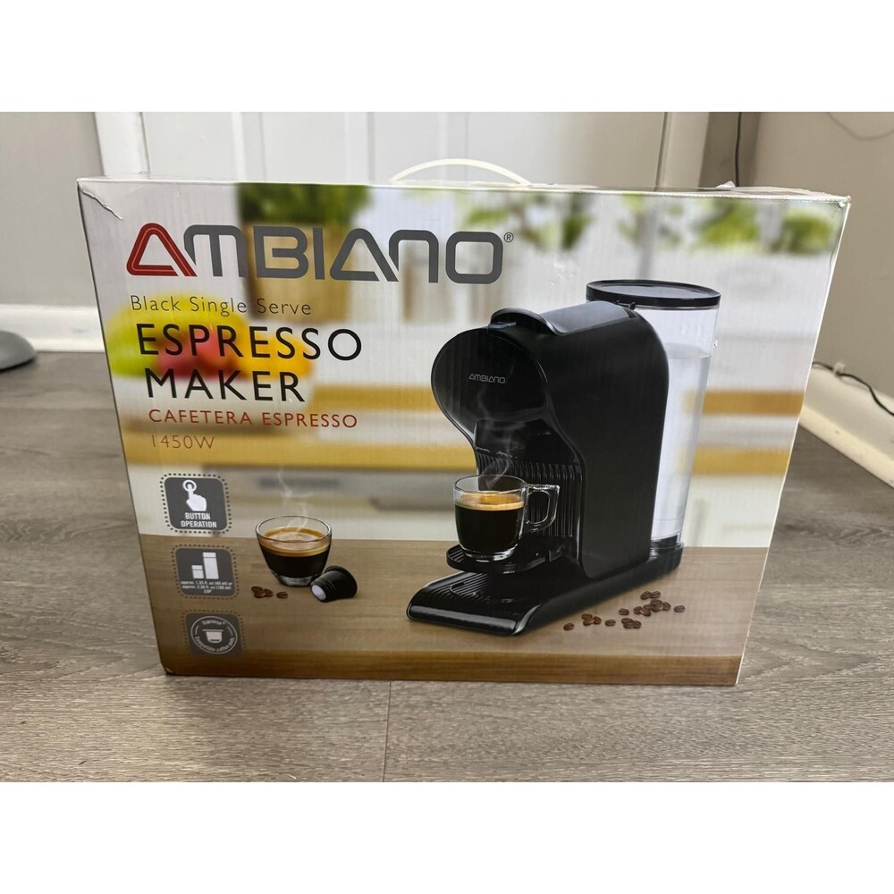 Coffee macchine - Ambiano Single Serve Espresso & Coffee Maker – Black